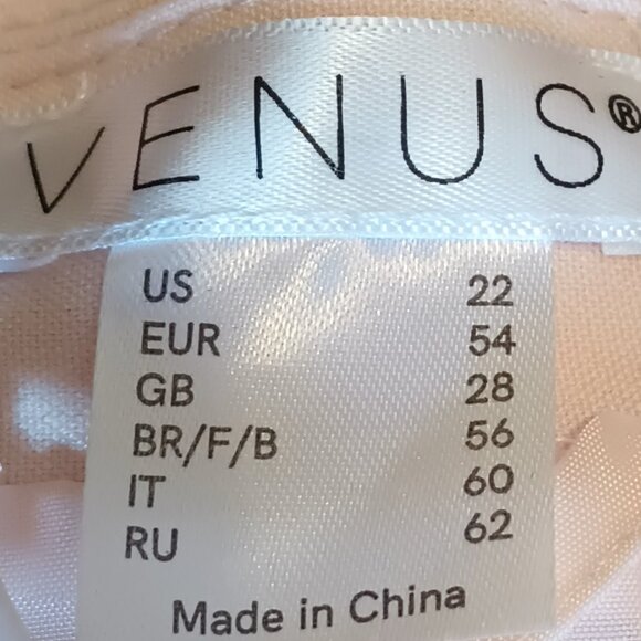 Venus Size XXL Pink Double Breasted Blazer (EUC) - Picture 2 of 10